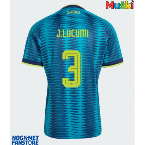 Kolumbija Jhon Lucumi #3 Gostujuci Dres SP 2026 Kratak Rukav